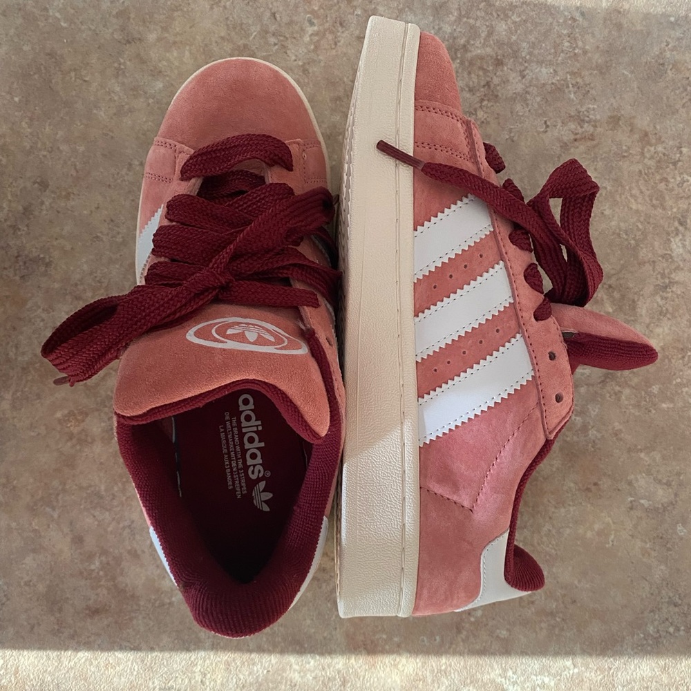 Adidas pink and white Sneakers